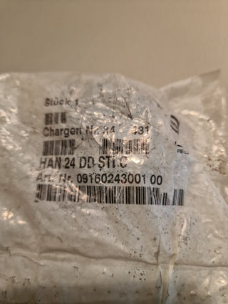 2x Harting HAN 24DD-STI-C Stifteinsatz Steckverbinder neu0