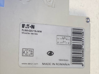 EATON / 263175 / PLN6-C20/1N-MW / LS-Schalter, 20A, 1+N-p, C-Char4
