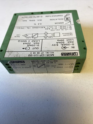 Phoenix Contact MCR-CP-I/I-00 2769585, Speisetrenner, unbenutzt in OVP5