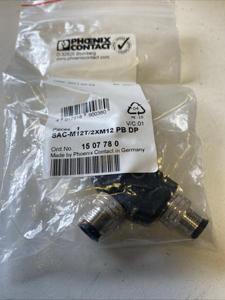 Phoenix Contact SAC-M12T/2XM12 PB DP (Art.-Nr. 1507780) – NEU & OVP