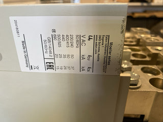 Eaton Moeller NZMN4-AE1250 Leistungsschalter 1250A + NZM4-XUHIV Unterspannung