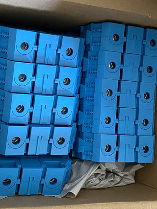 10er Pack OMRON XW5T-S150-1.1-1BL Reihenklemme DIN-Schiene Schraubanschluss Blau3