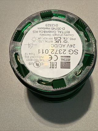 Rittal SG 2372.011 LED-Dauerlichtelement für Signalsäule | Grün 24V AC/DC IP653