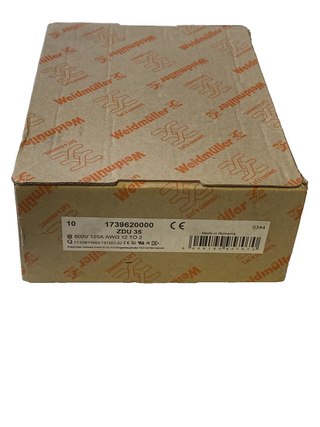 10x Weidmüller ZDU 35 ZDU35 1739620000 Durchgangs-Reihenklemme -unused/OVP-