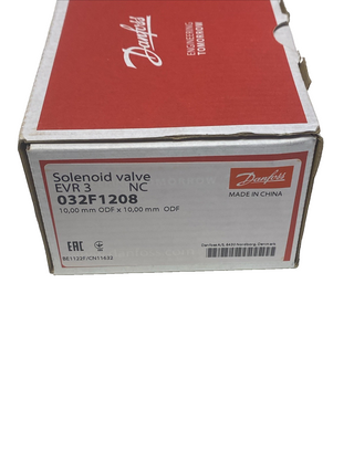 Danfoss Magnetventil EVR3 Löt 10mm NC 032F1208 NEU0
