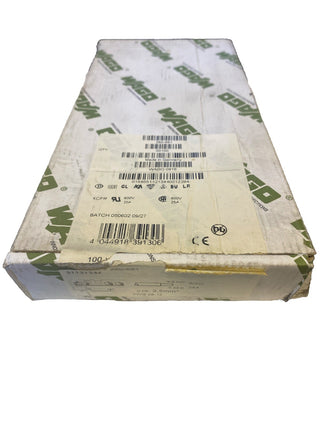100x WAGO 280-681 3-Leiter-Durchgangsklemme Grau 2,5mm² Hutschienenklemme NEU0