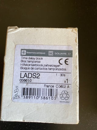 Schneider / Telemecanique LADS2 | Zeitverzögerungsblock 1-30s | NEU & OVP0