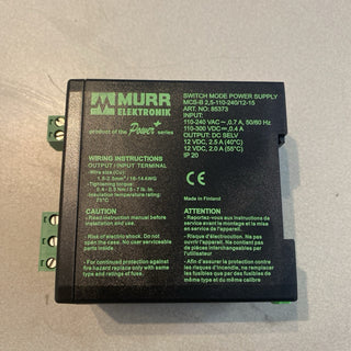 Murrelektronik 85373 MCS-B 1-phasiges Schaltnetzteil (12–15 V DC / 2,5 A)- NEU