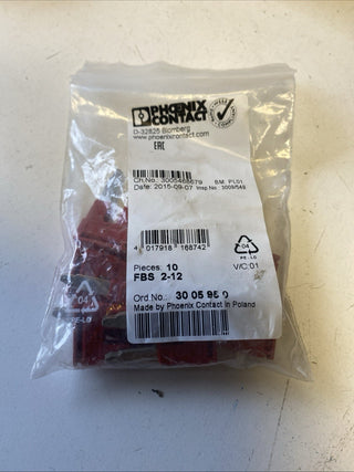 10x Phoenix Contact FBS 2-12 Steckbrücke (3005950) – NEU & OVP