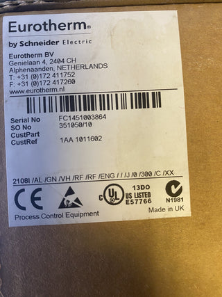 Eurotherm 2108i Temperaturregler Schneider Electric0