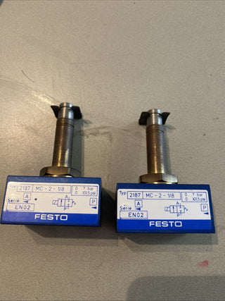 Festo MC-2-1/8 Magnetventil (Teilenummer: 2187) – 2/2-Wege, G1/8"