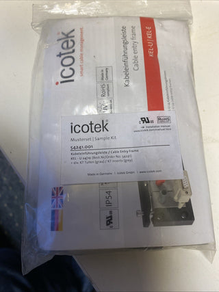 Icotek KEL 24/5 Kabeleinführungsleiste Polyamid Schwarz 1St.1