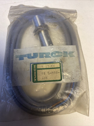 TURCK BI5-M18-AP6X Induktiver Näherungsschalter M18 PNP Schließer NEU1
