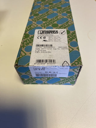 50x Phoenix Contact UT 4-TG Trennklemme 3046142 – neu o.OVP1