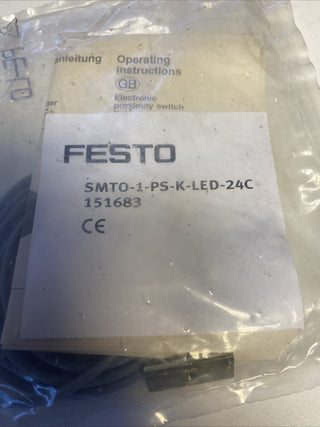 FESTO SMTO-1-PS-K-LED-24C Magnetsensor 151683 NEU1