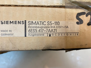 Siemens Simatic S5-110 Digitalausgabe 6ES5 417-7AA21 OVP Relaisbaugruppe NEU2