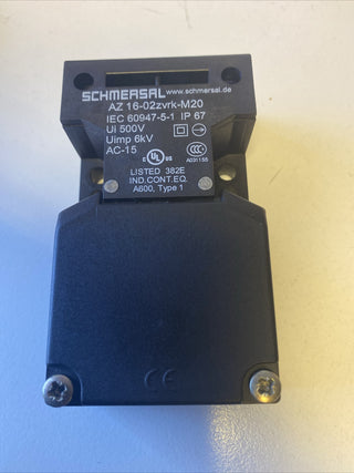 Schmersal AZ16-02ZVRK-M20 Sicherheitsschalter 2Ö RS 625-0330 – Gebraucht2