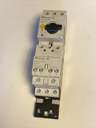 Moeller PKZM0-1,6 Motorschutzschalter 1,0-1,6A + Hilfsschalter SE00-11-PKZ011