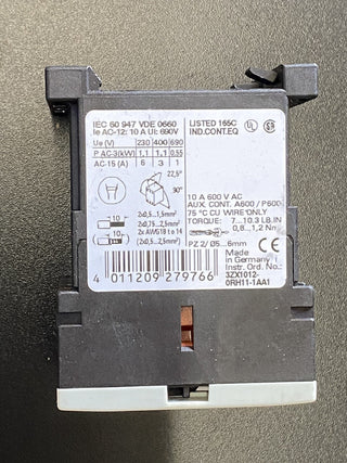 Siemens SIRIUS 3RH1140-1AP00 Hilfsschütz 4S 230V AC S00 | Gebraucht4