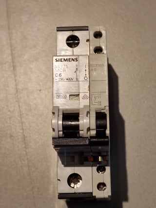 Siemens 5SY6115-7 5SY61 MCB C1,6 Leitungsschutzschalter1