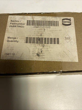 Harting RJI DATA 3A METAL PLUG 8-P Ethernet-Steckverbinder 094511515001
