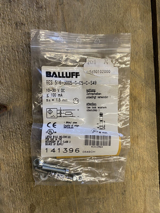 Balluff M5 Näherungssensor – PNP – 1,5 mm – 10–30 V DC – IP670