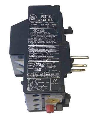 GE ABB RT1K Thermisches Überlastrelais Motorschutzrelais 2,5 - 4,1 A CL00-CL453
