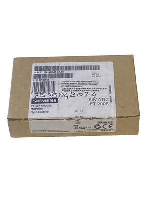 Siemens 6ES7138-4CA01-0AA0 SIMATIC DP Powermodul PM-E ET 200S 1