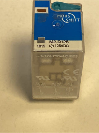 8x Miniatur-Steckrelais M2-D125 2Wechsler. 12A 125VDC2