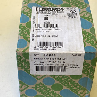 50x Phoenix Contact 1790519 DFMC 1,5/ 5-ST-3,5-LR Leiterplattenstecker – NEU2