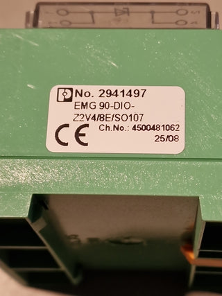 PHOENIX CONTACT 2941497 ; EMG 90-DIO Z2V4/8 E/SO107 DIODE MODULE0