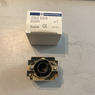 1x Telemecanique / Schneider Electric Lampenfassung ZB2-BV6 – 22mm – BA9s – Neu