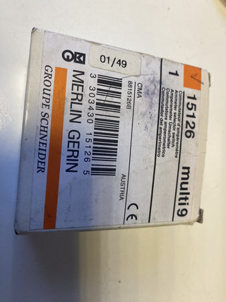 SCHNEIDER ELECTRIC AMPEREMETER-WAHLSCHALTER CMA, 10A 151262
