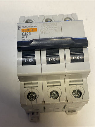 Merlin Gerin Multi 9 C60N Leitungsschutzschalter | 3-polig | 10A (24282)0