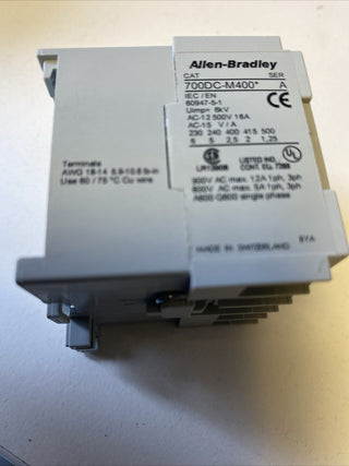 Allen-Bradley 700DC-M400*, 24 VDC, Hilfsschütz3