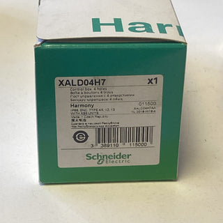 Schneider Electric Harmony XALD04H7 / XALD049 Leergehäuse | 4 Befehlsstellen Neu1