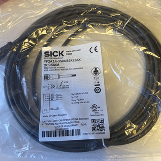 SICK YF2A14-050UB3XLEAX 2095608 M12 Female A-Coded PUR 4x0.34mm0