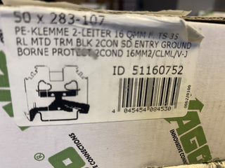50x WAGO GmbH & Co. KG Schutzleiterklemme 283-1070