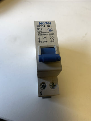 NADER NDB1-32 C10 1P+N Leitungsschutzschalter 230V – neu3