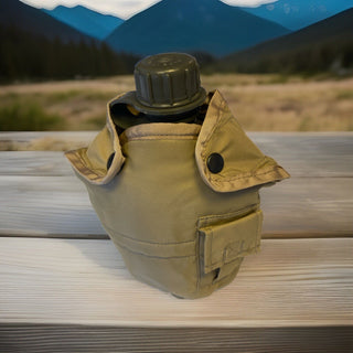 Mil-Tec - US Plastic Canteen - Feldflasche mit Hülle  - Coyote6