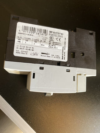 Siemens 3RV1011-1EA15 Motorschutzschalter 0,4–0,63A S00 gebraucht1