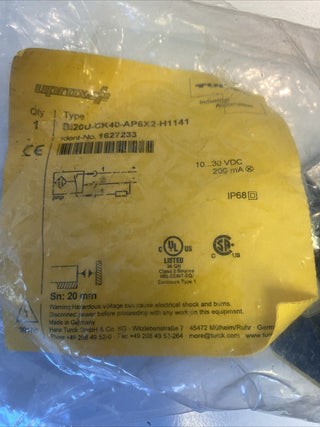 Turck Bi20U-CK40-AP6X2-H1141 Induktiver Sensor Uprox 20mm M12 SPS PLC Neu1