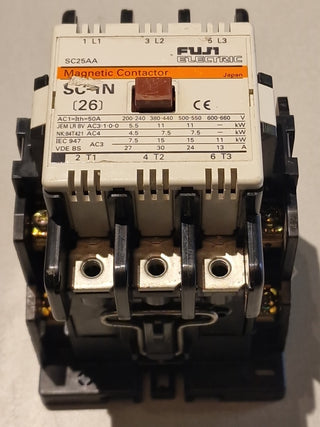 Fuji Electric SC-1N (Baugröße 26) Leistungsschütz Magnetschütz SC25AA Gebraucht0