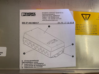 Phoenix Contact 2732868 IBS IP 400 MBH -F Gehäuseunterteil Edelstahl – NEU & OVP2