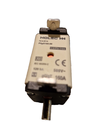 Holec HH P5gG160-00 Fuse Link 160A 500Vac Size 000