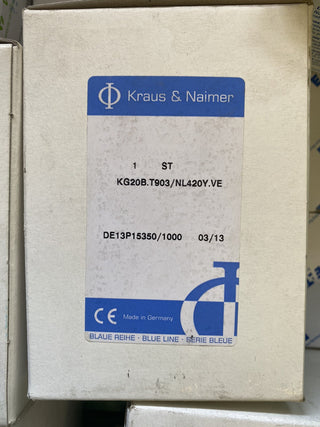 KRAUS NAIMER KG20B T903/NL420Y VE 0