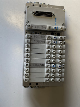 Festo VTUG-10 Ventilinsel VUVG Pneumatik Magnetventil SPS PLC Schaltschrank18