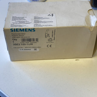 Siemens 3SE3100-1UW Positionsschalter Endschalter Rollenhebel neu0