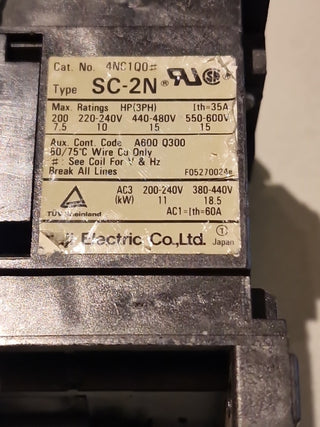 FUJI ELECTRIC SC-2N 35 SC2N 35 SCHÜTZ ID16813 BIS ZU 24 MONATE GEWÄHRLEISTUNG#25