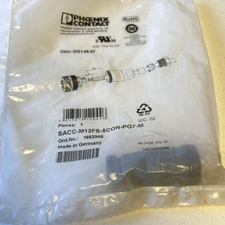 Phoenix Contact 1662968 SACC-M12FS-5CON-PG7-M M12 Buchse unkonfektioniert NEU0